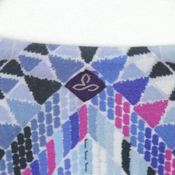 Prana Phoebe Women's Small Purple Multicolor Crisscross Strap Support Tank Top - Picture 6 of 8